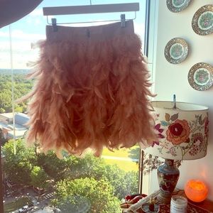 Alice + Olivia Feather Skirt
